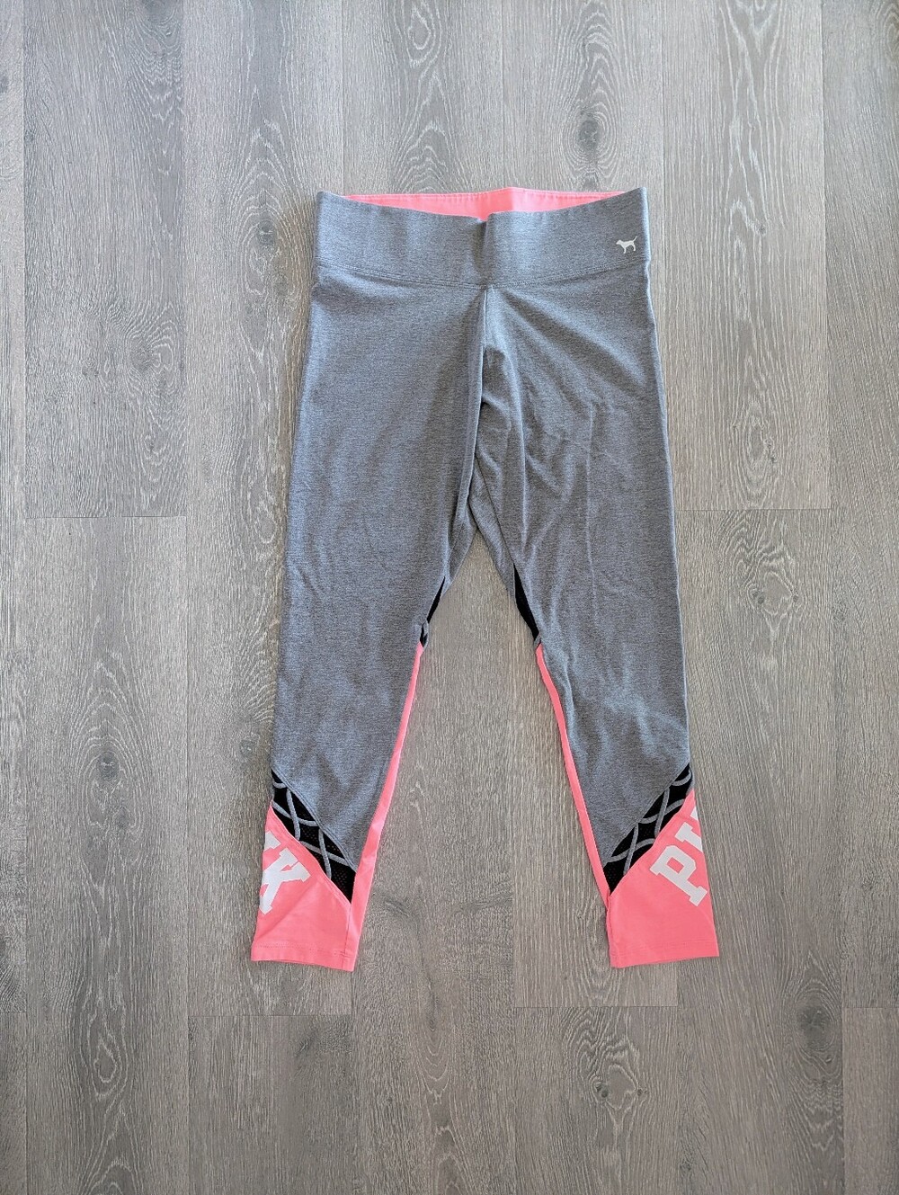 Pink Victoria Secret Gray & Pink Leggings